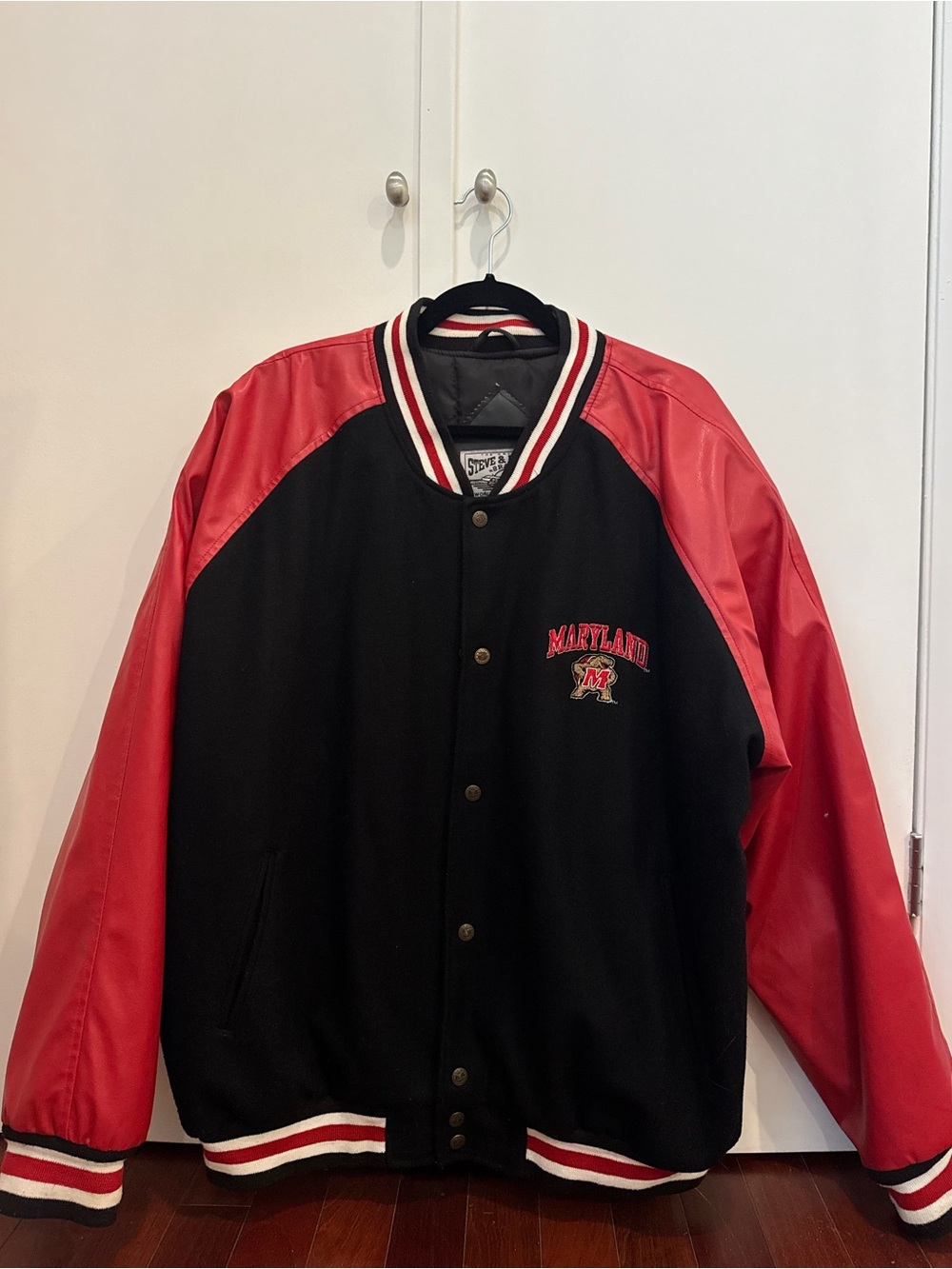 Steve & Barry's VINTAGE Maryland 'Terps' Varsity Jacket - Picture 2 of 2